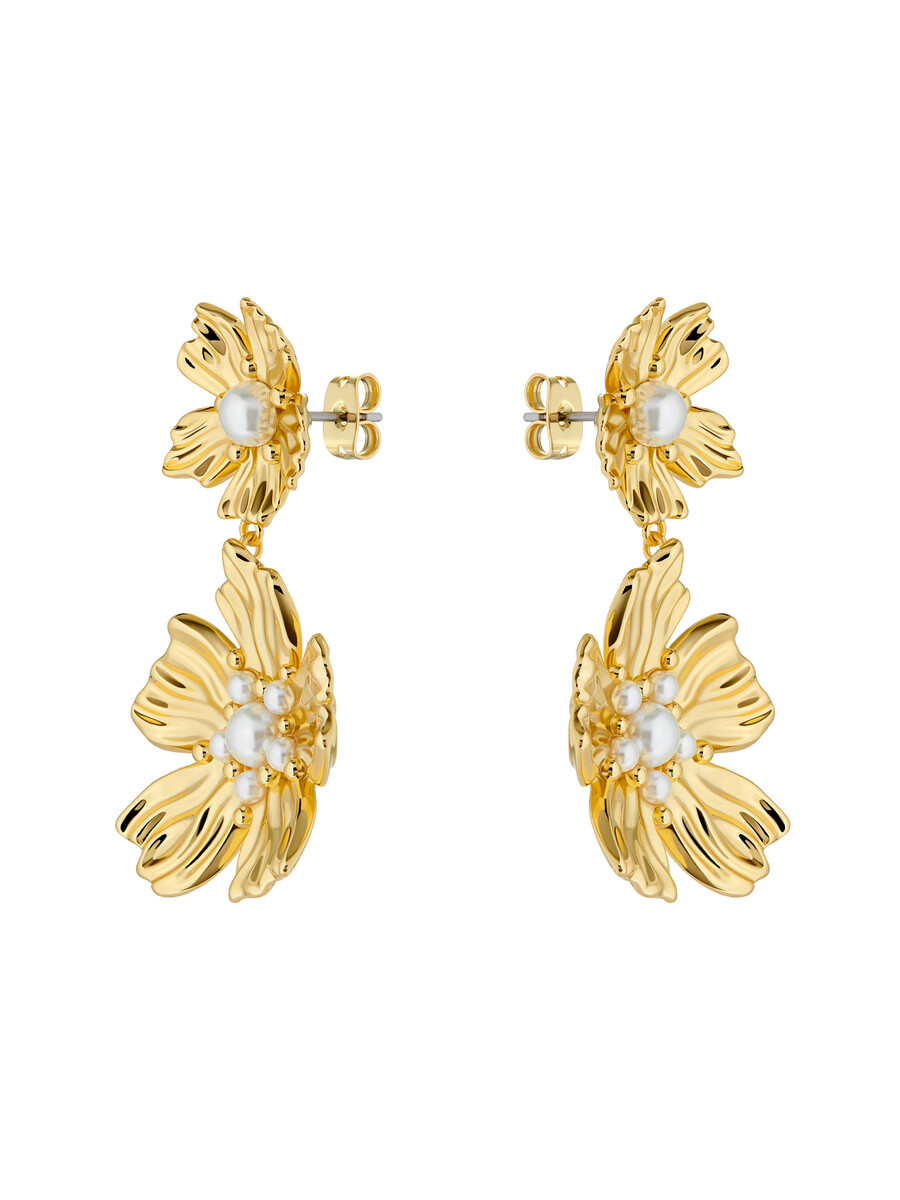 petaria - viseće naušnice s cvjetnim uzorkom