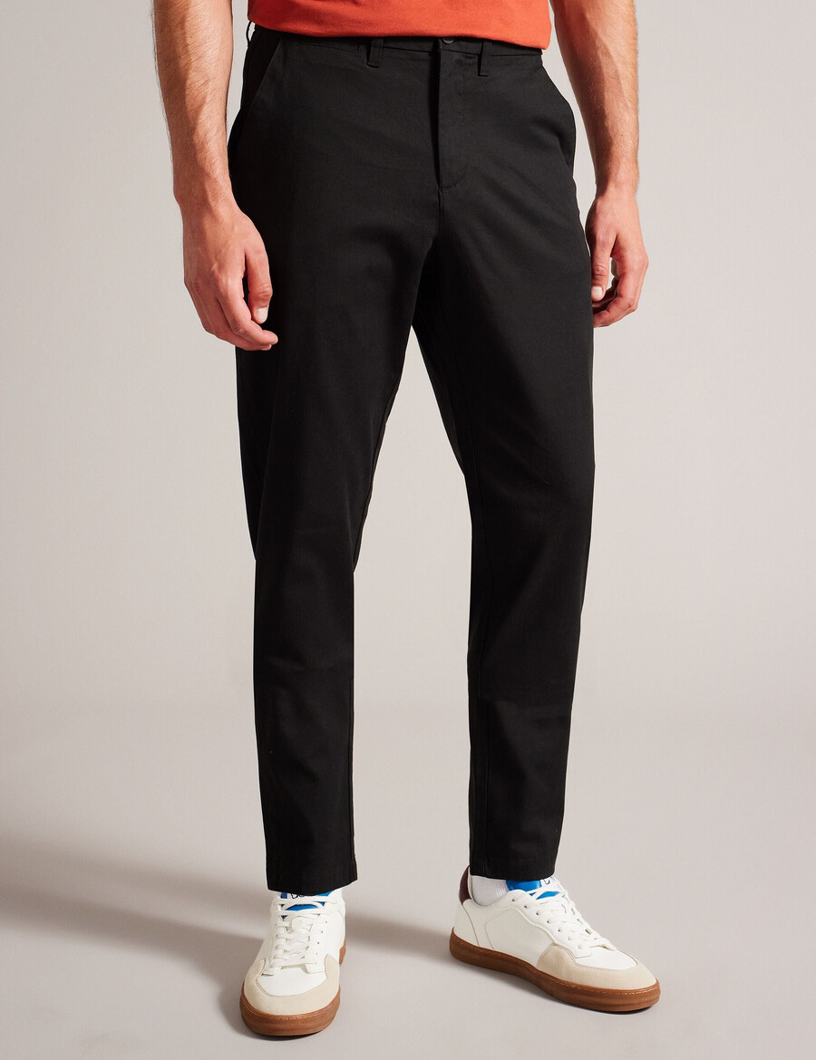 haybrn - regular fit teksturirane chino hlače