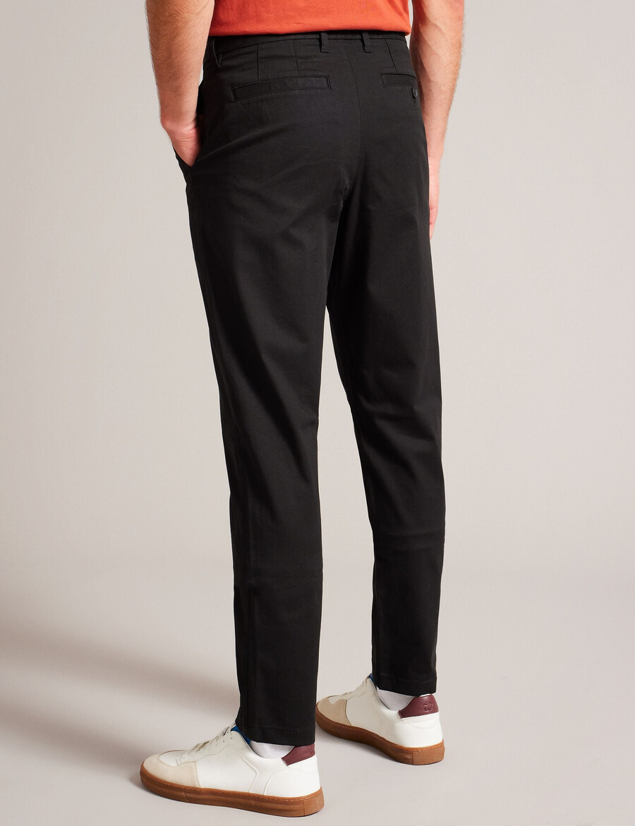 haybrn - regular fit teksturirane chino hlače