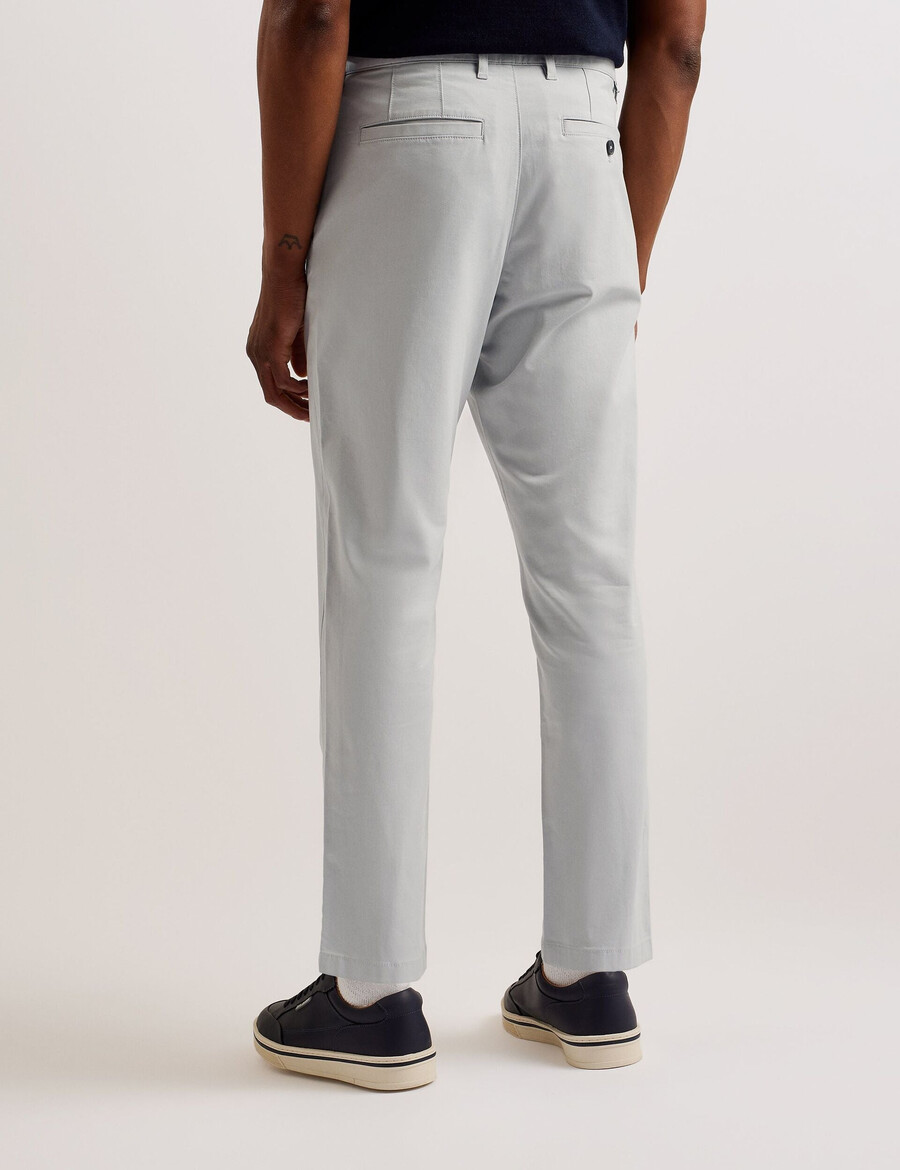 haybrn - regular fit teksturirane chino hlače