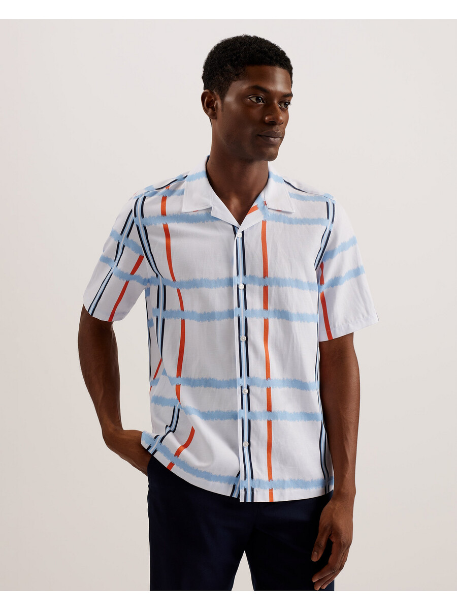 gardon - karirana košulja kratkih rukava opuštenog kroja