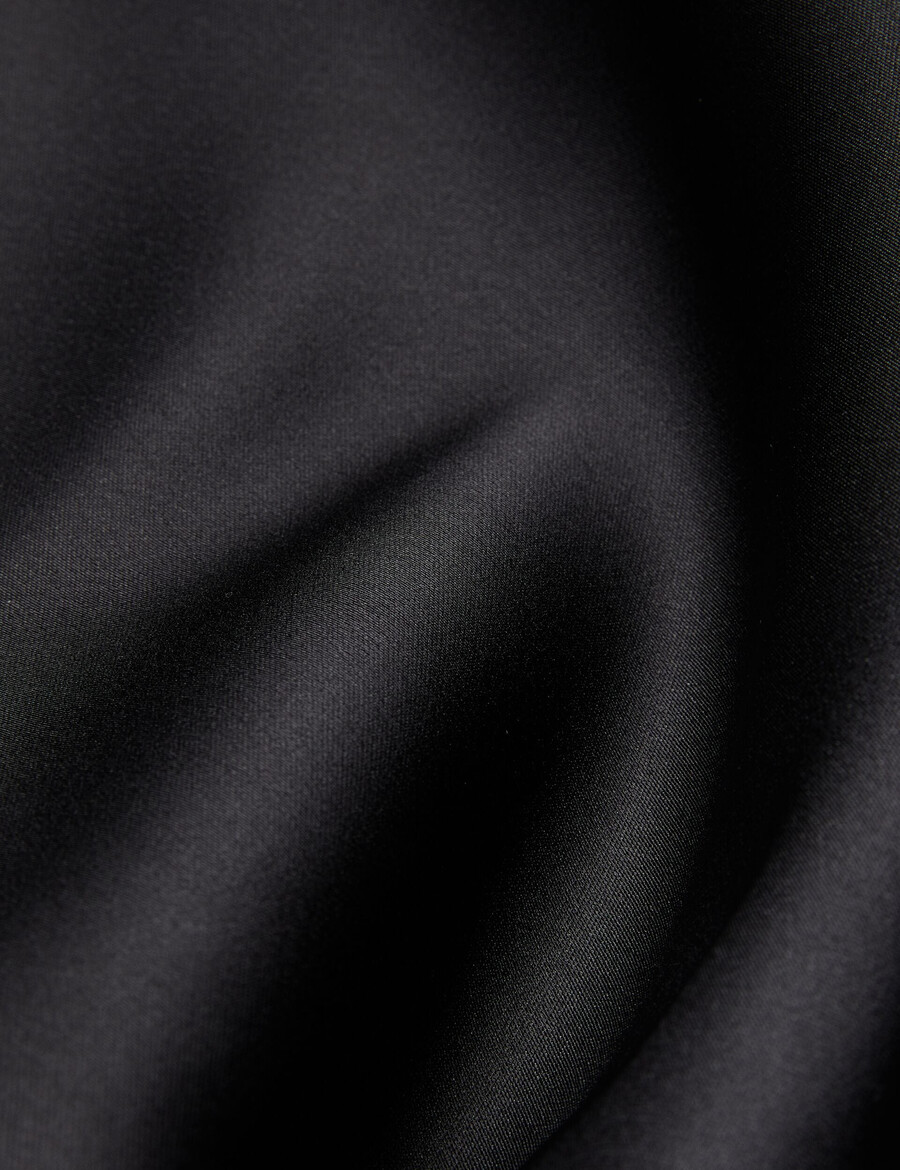 erva - asimetrična satenska midi suknja na omot