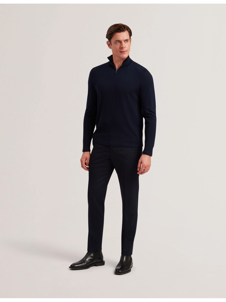 limehas - ls merino core majica s patentnim zatvaračem