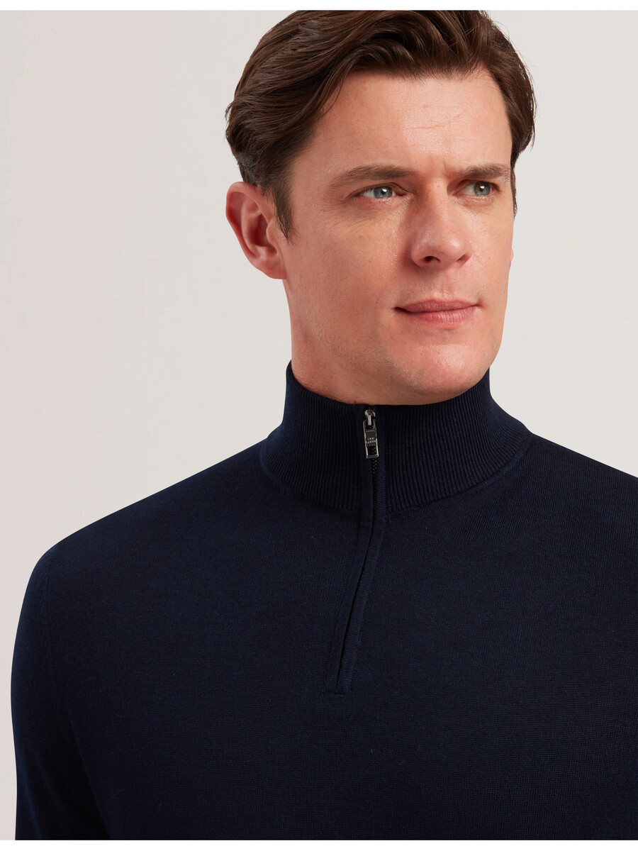 limehas - ls merino core majica s patentnim zatvaračem