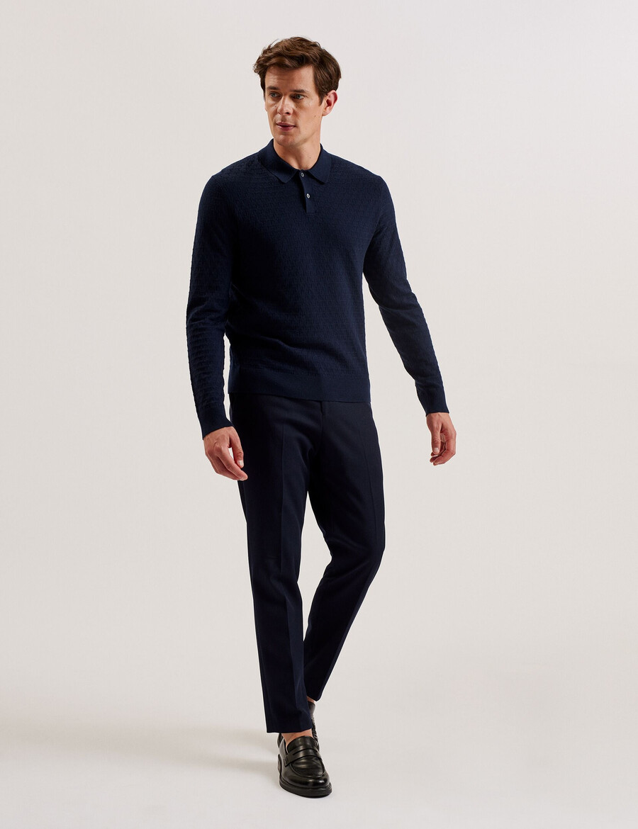 morar - pletena polo majica dugih rukava