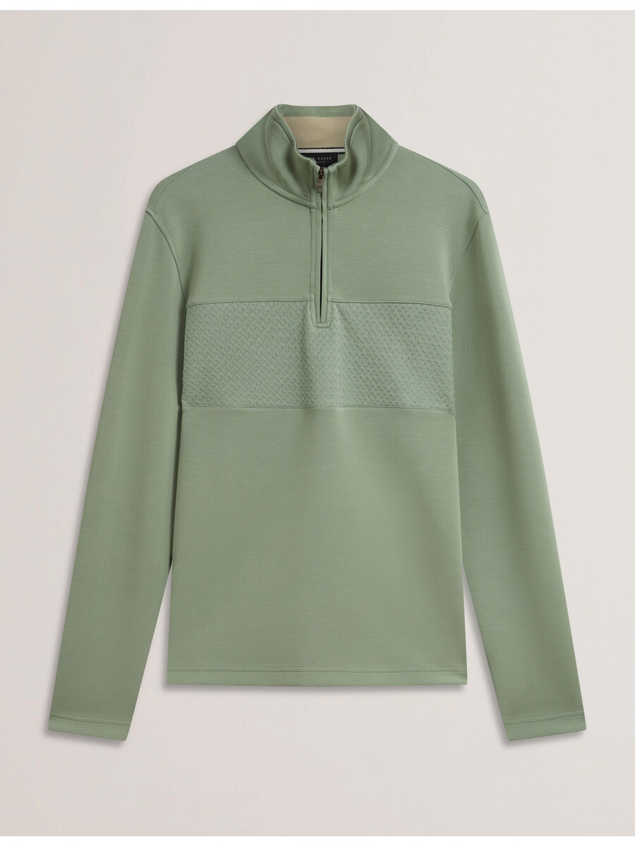 simonea - teksturirana modalna majica s patentnim zatvaračem