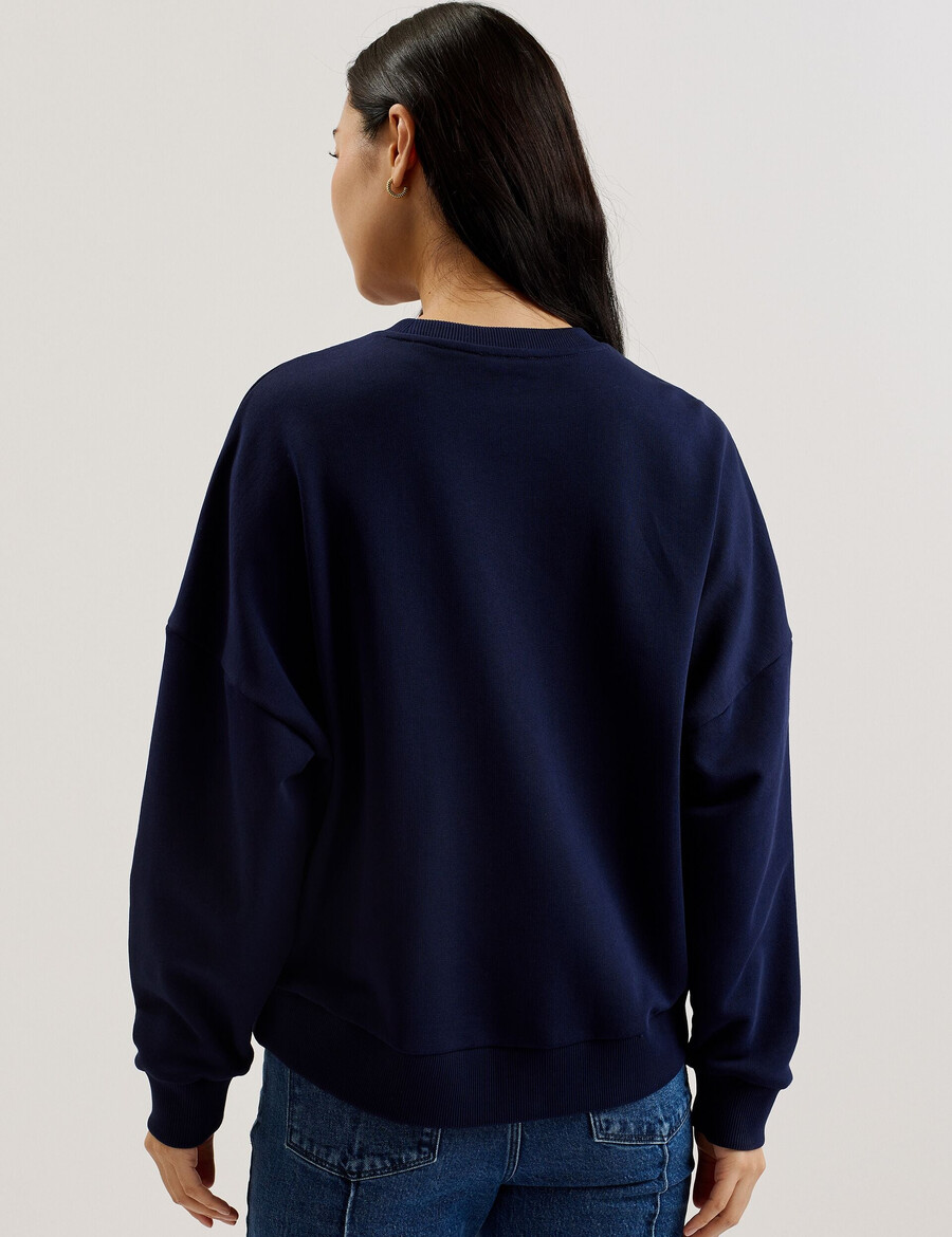 raynahh - teksturirana pamučna majica s cvjetnim grafičkim uzorkom