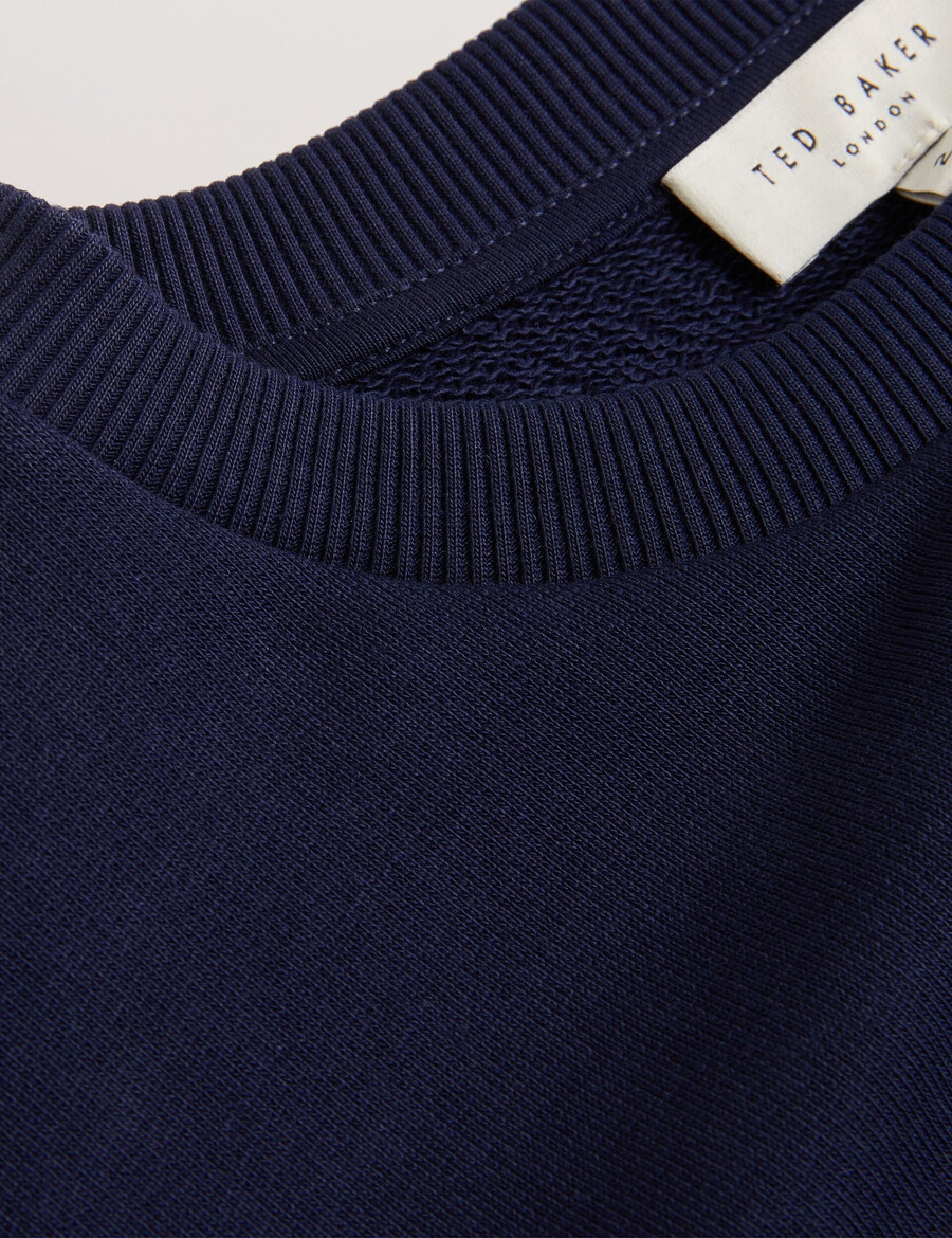 raynahh - teksturirana pamučna majica s cvjetnim grafičkim uzorkom