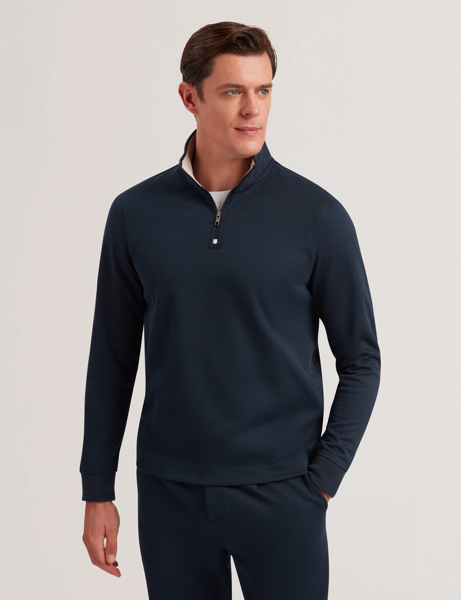 pryor - majica s lijevkastim izrezom i pola patentnog zatvarača