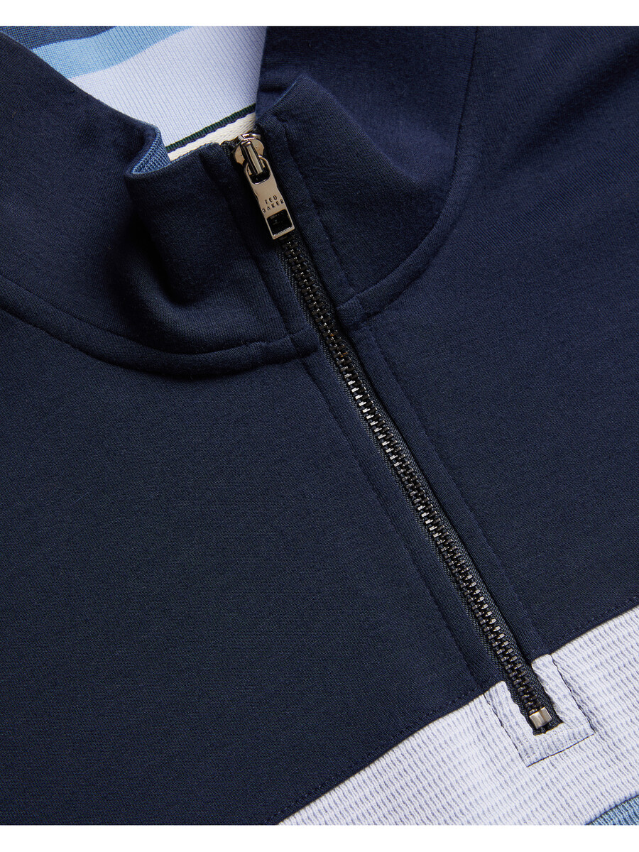 longman - majica s ombre prugama i zatvaračem