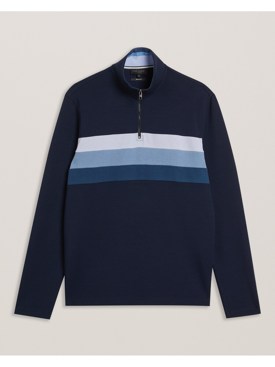 longman - majica s ombre prugama i zatvaračem