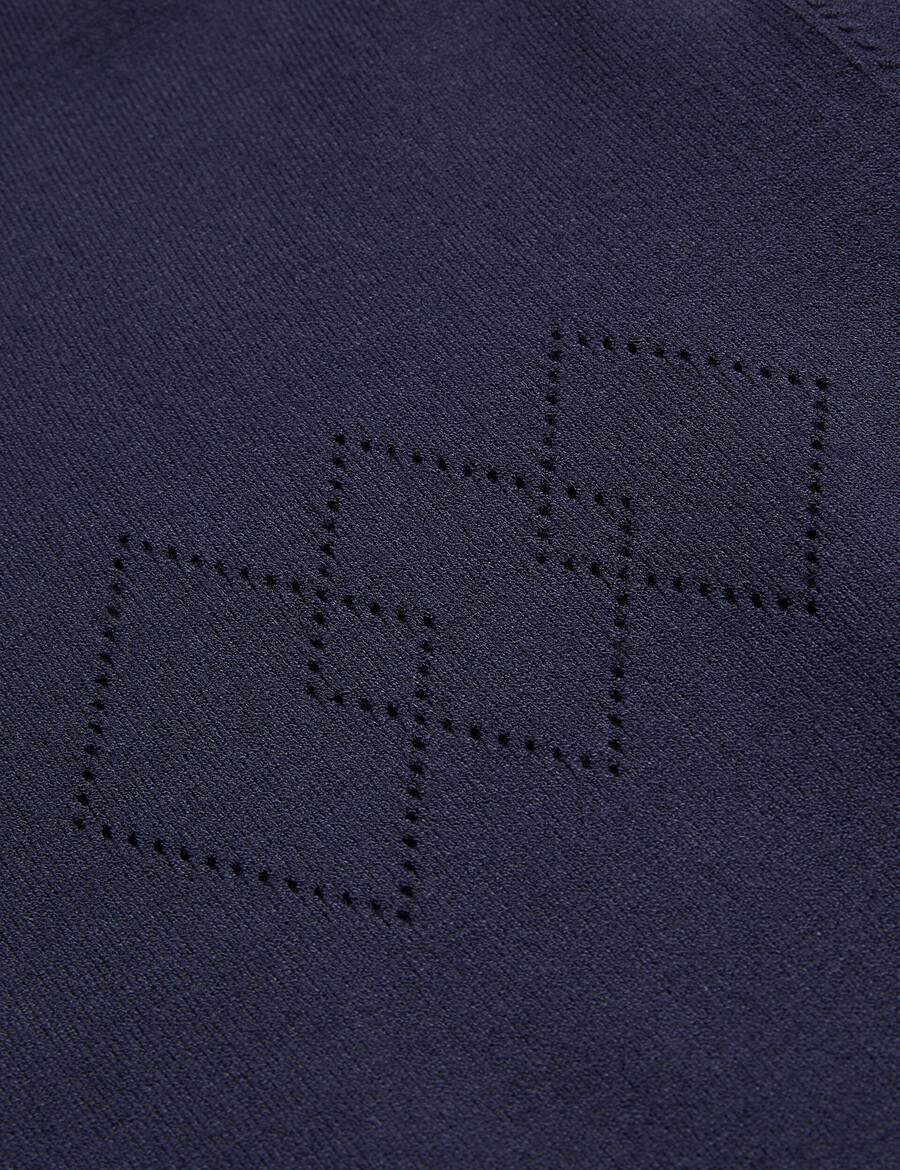 dunow - polo majica s prugastim obrubom i detaljima u obliku pointlea