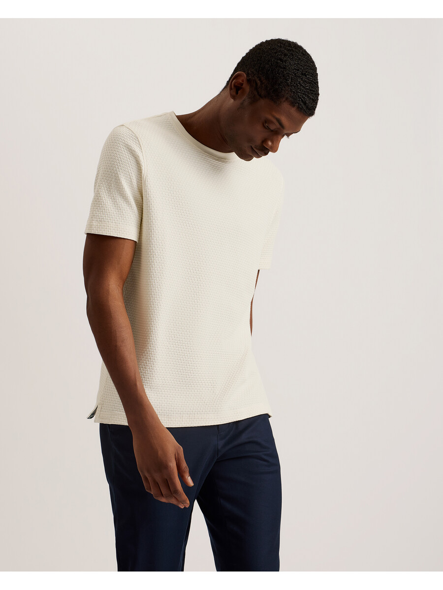 curlys - teksturirana majica kratkih rukava s oznakom ss reg