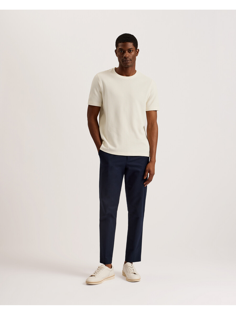 curlys - teksturirana majica kratkih rukava s oznakom ss reg