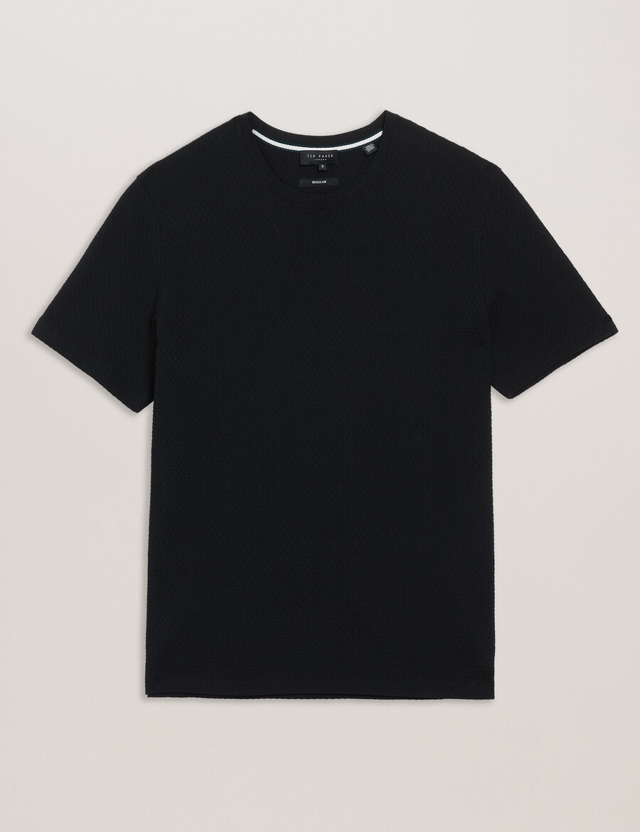 curlys - majica kratkih rukava s regularnom teksturom