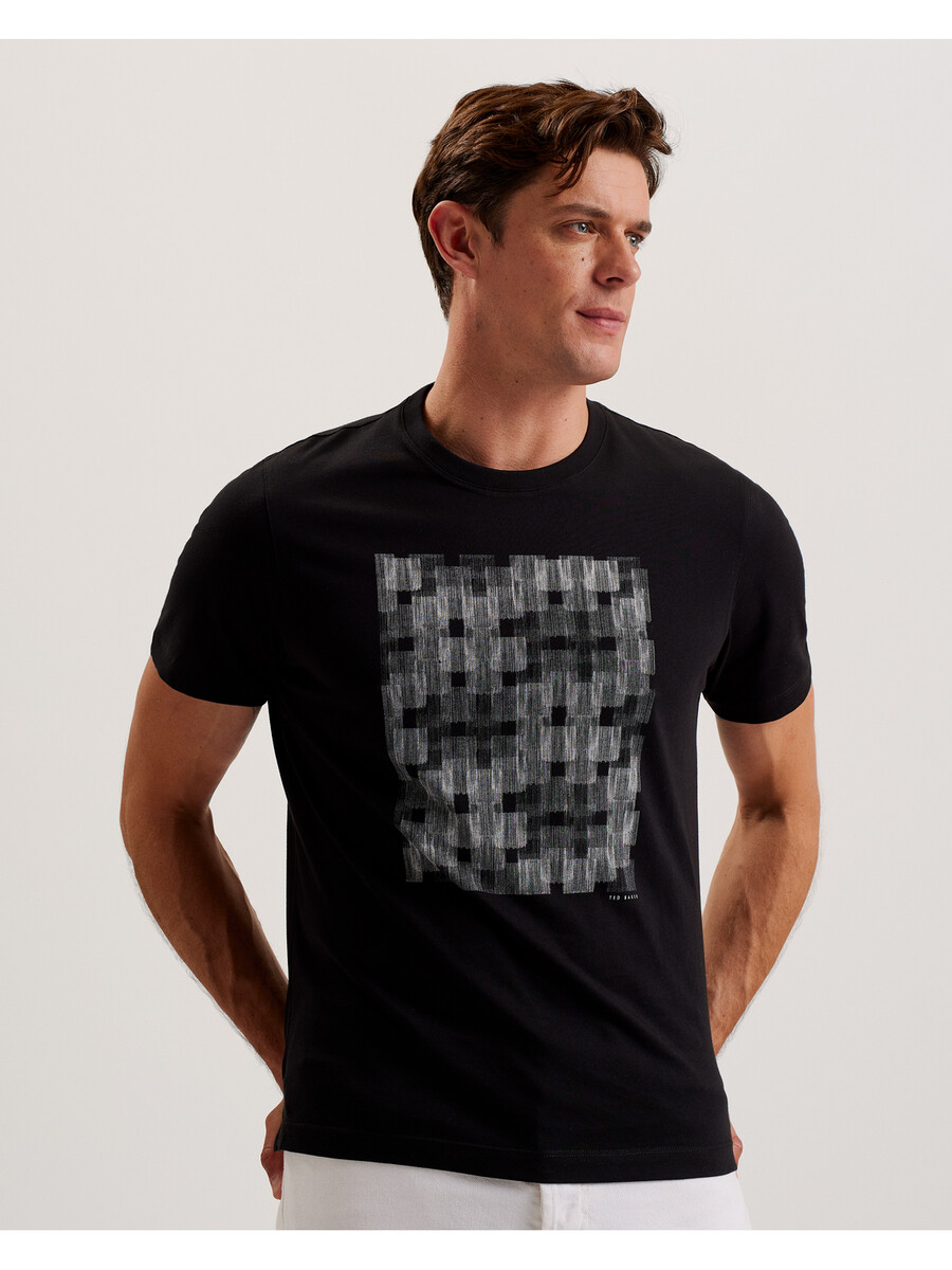 tessman - pamučna majica s okruglim izrezom i printom kutije