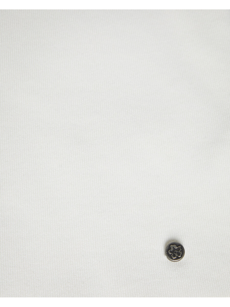 cileste - uski pleteni top s v-izrezom i dugim rukavima