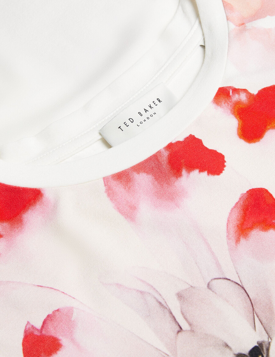 sindhaa - majica kratkih rukava s cvjetnim printom